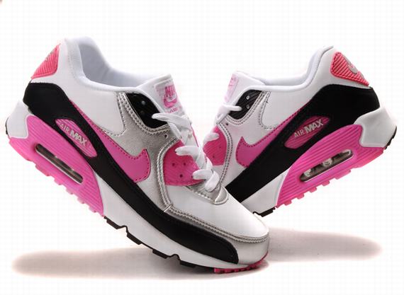 Nike Air Max Shoes Womens Gray/White/Pink Online